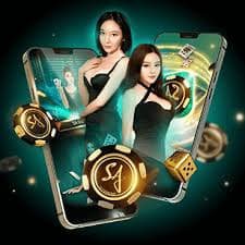 Overhead view of live baccarat and roulette tables at 98jili casino